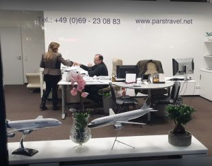 آژانس هواپیمایی پارس تراول در فرانکفورت آلمان