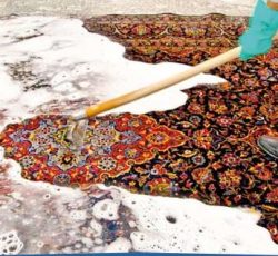 کارگاه فرش و قالیشویی ایرانی در نزدیکی فرانکفورت آلمان