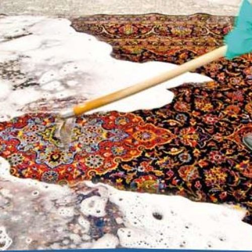 کارگاه فرش و قالیشویی ایرانی در نزدیکی فرانکفورت آلمان