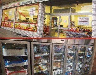 سوپر مارکت ایرانی افغانی آسیانا در اسن آلمان